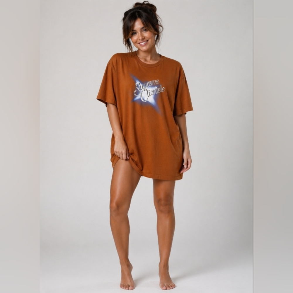 Supreme Clientele (GFK) Brown Tee Shirt